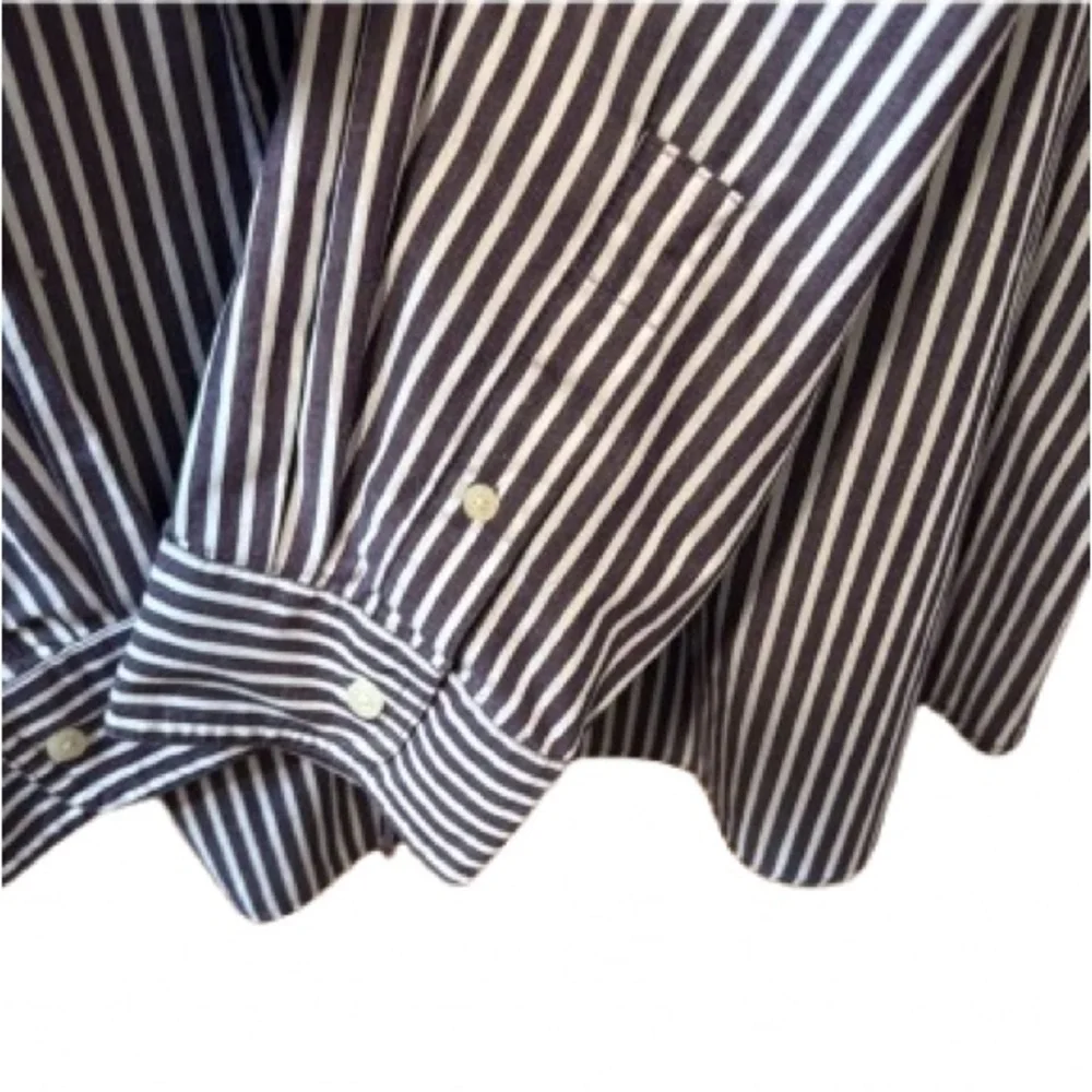 Chaps Men's purple &white Striped Shirt XXL - Picture 6 of 7